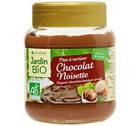 Jardin BiO étic - Pâte à tartiner chocolat noisette bio - Sucré - Certifié AB - Pot de 350g