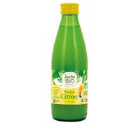 Jardin BiO étic - Pur Jus de Citron Jaune BIO 25cl - Origine Sicile - 100% Pur Jus, Sans Additifs, Riche en Vitamine C - Agriculture Biologique - Equivalent 8 Citrons - BIO Malin - Lot de 6
