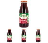 Jardin BiO étic - Pur Jus de Cranberry 50 cl (Lot de 4)
