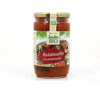 JARDIN BIO ETIC - Ratatouille Bio Savoureuse et Pratique, Plat cuisiné végétarien 650g