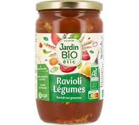 JARDIN BIO ETIC - Raviolis bio aux légumes du potager, recette saine et savoureuse en format familial - 675g - Lot De 3 - Vendu Par Lot