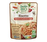 Jardin BiO étic - Risotto Tomate et Poivron rouge - bio - Salé - Certifié AB - Sachet de 220g