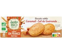Jardin BiO étic - Sablé gourmand Caramel Sel de guérande, 150g (Lot de 6)