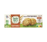 Jardin BIO étic - Sablés multigraines - bio - Sucré - Certifié AB - Sachet de 150g