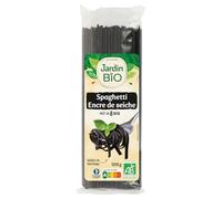 Jardin BiO étic - Spaghetti à l'encre de seiche - bio - Salé - Certifié AB - Sachet de 500g (Lot de 6)