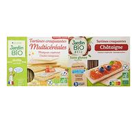 Jardin BiO étic Tartines craquantes Multicéréales sans gluten & étic Tartines craquantes Châtaigne sans gluten 150g
