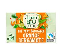 Jardin BiO étic - Thé vert orange bergamote - bio - Thé, infusion et jus - Certifié AB - Boite de 30g