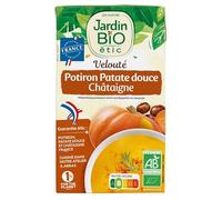 Jardin Bio Étic Velouté Potiron Patate Douce Châtaigne Bio - Douceur Automnale en Bouteille d'1L - Épicerie Sucrée et Nutritive, Certifiée - Le Lot De 3