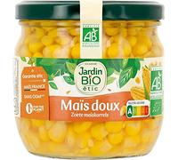 Jardin Bio Maïs Doux Croquant Bio - 230g - Produit issu de l'Agriculture Biologique - Epicerie salée - Alimentation Bio - Jardin Bio Etic - Le Lot De 4