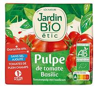 Jardin Bio Pulpe de tomates Basilic Bio - 500 g