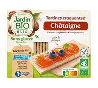 JARDIN BIO - Tartines Chataigne Sans Gluten Bio 150G - Lot De 4