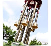 Jardin Carillon éolien Chinois Traditionnel Bronze Vivant éoliennes carillons pour Jardin Gardien Cadeaux de Jardinage extérieur 10 Tubes 5 Cloches 85 cm