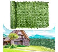 jardin clôture artificielle Clôture En Feuilles De Lierre Artificielles, Écran De Confidentialité Extensible Pour Clôture De Jardin, Écran De Rouleau De Haie De Protection UV(1x6m/3.28x19.69ft)