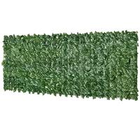 jardin clôture artificielle Écran De Clôture De Lierre Artificiel Extensible, Panneaux Muraux De Plantes Artificielles, Clôture En Treillis Feuillu Décoratif De Jardin(2x10m/6.56x32.81ft)