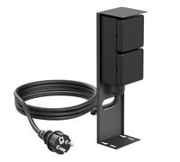 Jardin Colonne de prises PIWI avec 2m de câble pour l'extérieur IP44 double