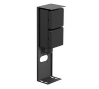 Jardin Colonne de prises PIWI pour l'extérieur IP44 double en acier inoxydable