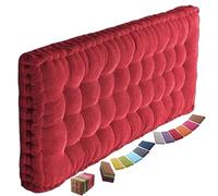 Jardin Coussin pour Banc 8-10 cm d'épaisseur Coussin de Banquette 2 ou 3 places Interieur/extérieur Coussin pour Restaurants de Rebord fenêtre Coussin de Banc Confortable et(4@,Square(55x55cm/22x22in)