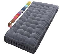 Jardin Coussin pour Banc 8-10 cm d'épaisseur Coussin de Banquette 2 ou 3 places Interieur/extérieur Coussin pour Restaurants de Rebord fenêtre Coussin de Banc Confortable et(10F,50x55cm/19.68x21.65in)