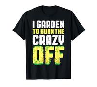 Jardin Crazy Gardener Floral Jardinage Fleurs de Printemps T-Shirt