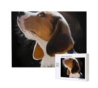 Jardin d'accueil pour Chiots Beagle,Puzzle Familial en Bois de 500 pièces pour Adultes et Adolescents, décoration d'intérieur