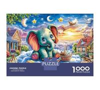 Jardin d'animaux fantastiques Puzzle Adulte 1000 pièces : Défi Dur, Haute qualité, thème Unicorn Dreamscape. Cadeau Familial, Enfants et Adultes.