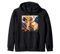 Jardin de Fleurs d'après William Morris Sweat à Capuche