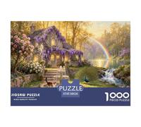 Jardin de l'espoir Puzzle en Bois Imperméable DIY Puzzles De 1000 Pièces pour Adultes Impossible Jeux Éducatifs