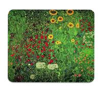 Jardin De Tournesols par Gustave Illustrations Classiques Historiques Beaux-Arts Décoratifs Mouse Pad Portable Tapis Souris Durable Tapis De Souris pour Ordinateur Gamer Études 25X30Cm