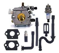Jardin de tronçonneuse à carburateur Carburateur pour Stihl 024 026 MS240 MS260 024AV 024S 11 pour Walbro WT-194 WT-194-1, Joint de tronçonneuse, Kit de Filtre à Air et à Carburant