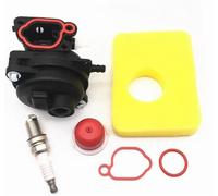 Jardin de tronçonneuse à carburateur pour Briggs pour Stratton 21 pour MTD pour Murray 500E 140cc pour Moteur 799583 593261 Carburateur pour Moteur Kits d'outils Pièces de Tondeuse à Gazon(Black Set)