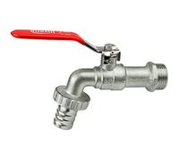 jardin d'eau du robinet levier type de vanne poignée rouge 1/2 "avec bouchon flexible