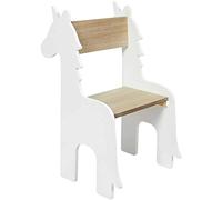 JARDIN DECO Chaise Enfant en Bois Animal Licorne