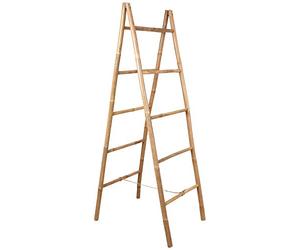 JARDIN DECO Echelle Double en Bambou Pliable