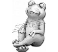 Jardin Décoration Grenouille Terrasse Pierre Figure Décoration Statue Sculpture Nouveau