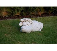 Jardin Décoration Hippopotame Terrasse Pierre Figure Décoration Statue Sculpture 470
