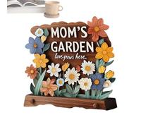 Jardin des mères | Panneaux de décoration de jardin - Sculptures décoratives en bois Accessoires pour la maison pour femmes grand-mère entrée bureau Thanksgiving Noël