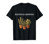Jardin d'herbes aromatiques enracinées Cottagecore Botanical T-Shirt