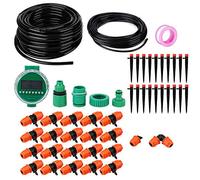 Jardin D'irrigation Minuterie Contrôleur Goutte À Goutte Kit Automatique Arrosage Bureau Balcon Plantes PVC Polyformaldéhyde 20m