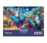 Jardin du Printemps Puzzle 1000 Pièces Carton Robuste Papillon View pour Adultes & Enfants 12+, Puzzle Anti-Stress, Décoration Murale, Relaxation Ultime pour Temps Familial s 52x38cm/1000pcs