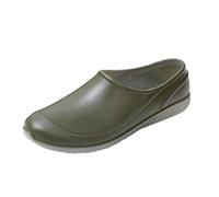 Jardin Été Femmes Couples Bottes de Pluie Chaussures imperméables Cuisine Classique Bottes de sur Les Pieds Bottes de Pluie Sandale Plate Compensée Chic (Green, 40)
