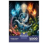 Jardin féérique Magique 1000 Pièces Puzzle Nature enchantée Coffret Puzzle Voitureton Premium - Anti-Stress Et Déco Murale, Cadeau Femmes Hommes, Stimule Le Cerveau 70x50cm/1000pcs
