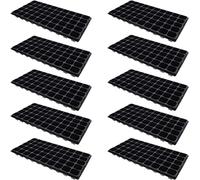 Jardin Fruits Légumes Pots De Semis Plateaux De Semences Plateau De Rempotage, 10 Pcs 50 Cellules Plateaux De Semis Agropyre Pots De Pépinière Succulent Kit De Démarrage Plateaux De Propagation Microg