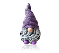 Jardin GNOME Ornement résine GNOME Figurine Gnomes Jardin Gnomes gonks Ornement pour décoration de en Plein air Chapeau Violet