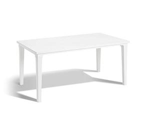 Jardin Jardin e385931 Table de Jardin Blanc 165 x 95 cm