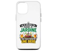 Jardin Jardinier Jardine Et Bière Drôle Idée Jardinage Coque pour iPhone 12/12 Pro
