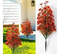 Jardin Mariage à l'extérieur Jardins Décoration Maison Vert Créez Facilement Un Jardin De Rêve Votre Vie Chaque Jour Fleur Artificielle Tombante Suspendue (Orange, 50cm)