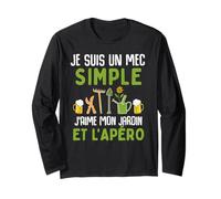Jardin mec simple apéro cadeau jardinage paysagiste drole Manche Longue
