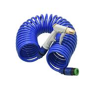 Jardin Pelouse Arroseur Système D'irrigation Flexible De Lavage De Voiture Pistolet À Eau Kit De Voiture Eau Jardin Irrigation Buse d'eau Arrosage Pulvérisation Arroseur EVA Tube À Ressort 1pc(B)