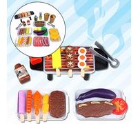 Jardin Pique-Nique Bbq De Cuisine Playset Feignent La Nourriture De Jeu Jouet Gril Barbecue Outils De Cuisson Rôle Cadeaux