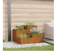 vidaXL Pot de jardin 100×100×60 cm en acier Weathering